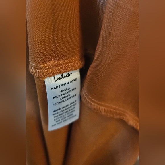 Lulu's Classic Terracotta Crossfront Ultrasoft Maxi Dress - Picture 10 of 12